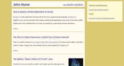 Desktop Screenshot of duelinmarkers.com
